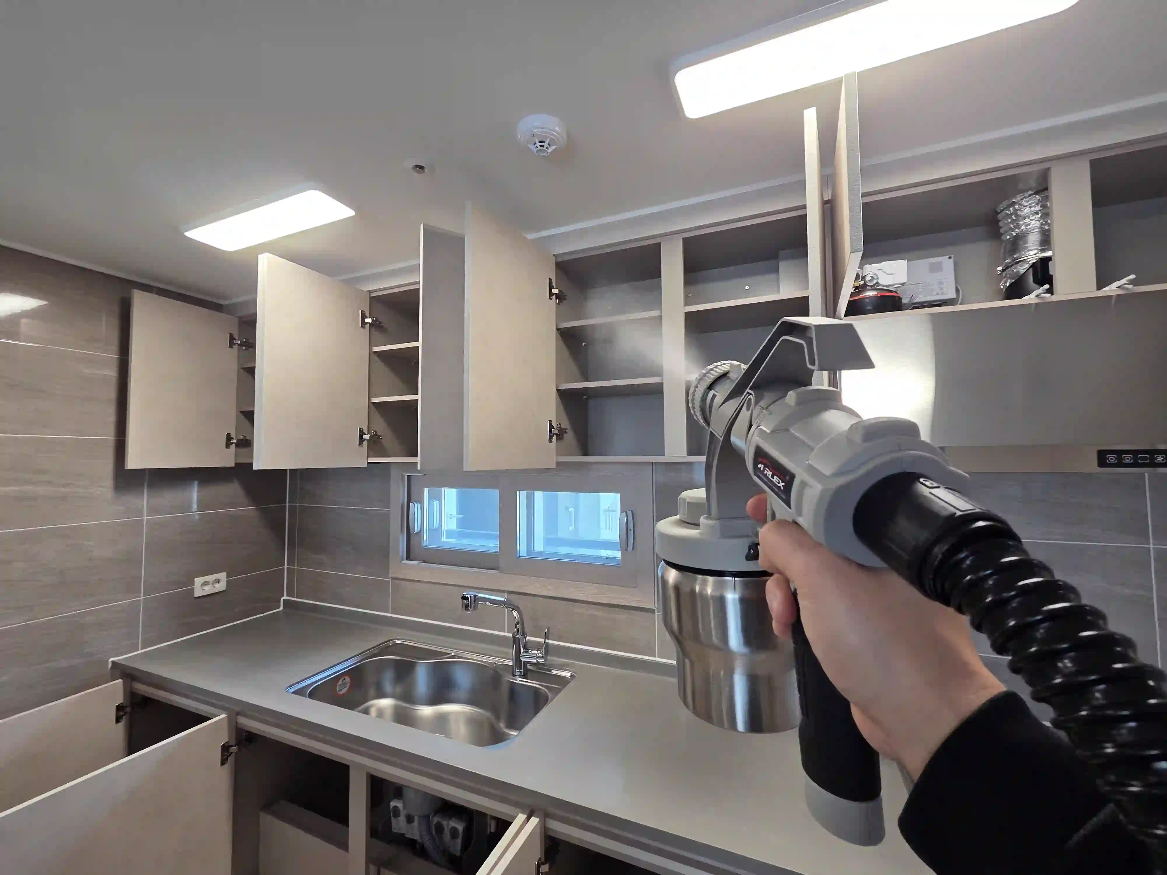 화학분해제 시공 현장